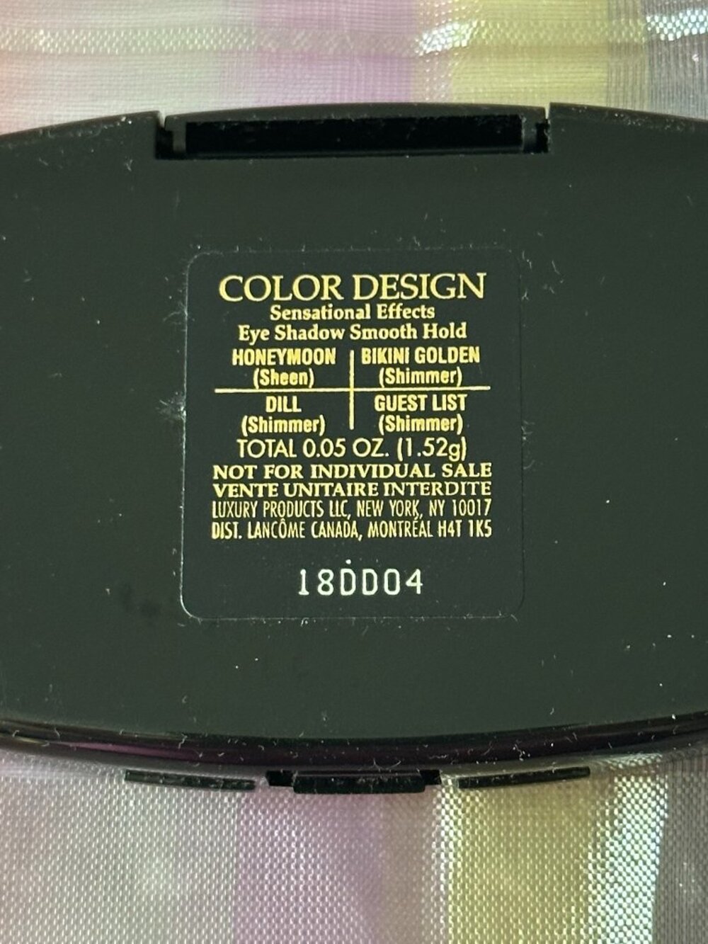 NEW Lancôme Color Design Sensational Effects 4 Eyeshadow Shades Palette - Picture 4 of 6